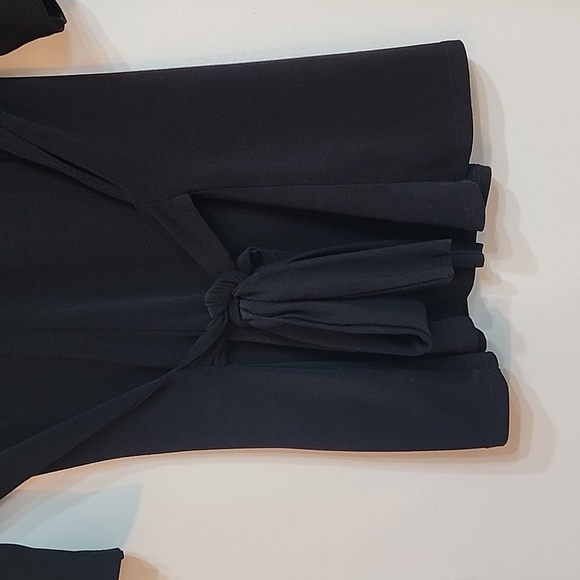 Green Envelope Tie Back Women's Blouse - Picture 5 of 5